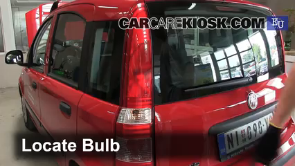 2010 Fiat Panda Active 1.2L 4 Cyl. Éclairage Feu clignotant arrière (remplacer l'ampoule)